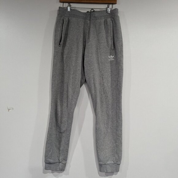 Adidas Primegreen Sweatpants Heathered Grey Size Medium - Picture 1 of 5